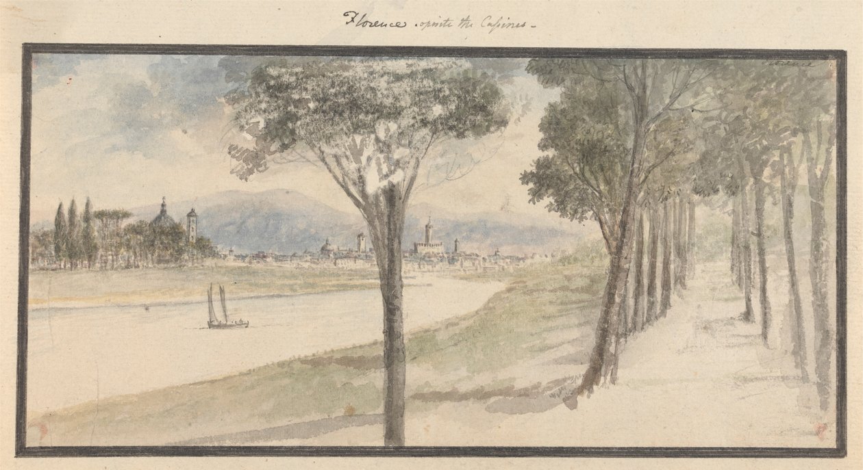 Firenze a Cassines-szel szemben alkotó: Charles Gore