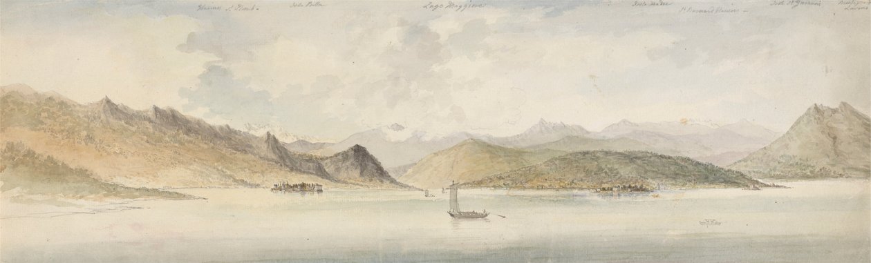 Lago Maggiore és a Borrome-szigetek alkotó: Charles Gore