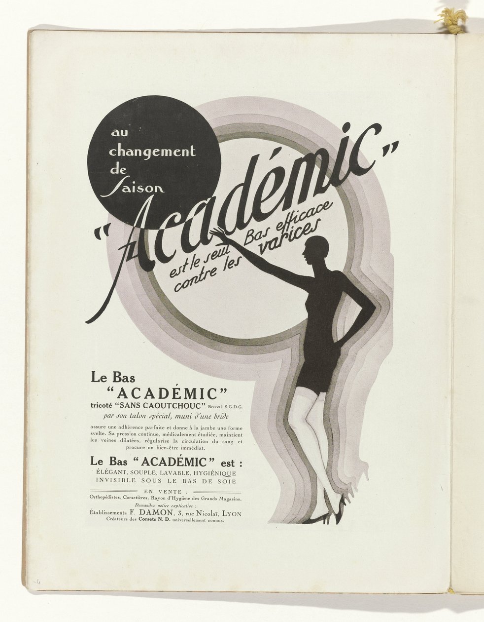 Művészet - Ízlés - Szépség, A női elegancia szórólapjai, 1929. május, 105. szám, 9. évf., p. 4 alkotó: Charles Goy