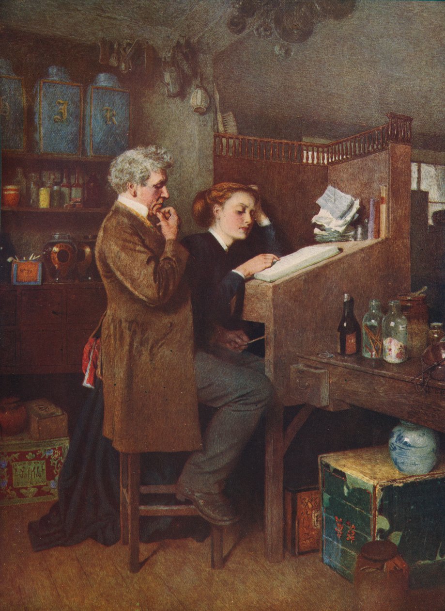 Valahol valami nincs rendben, c1850 alkotó: Charles Green