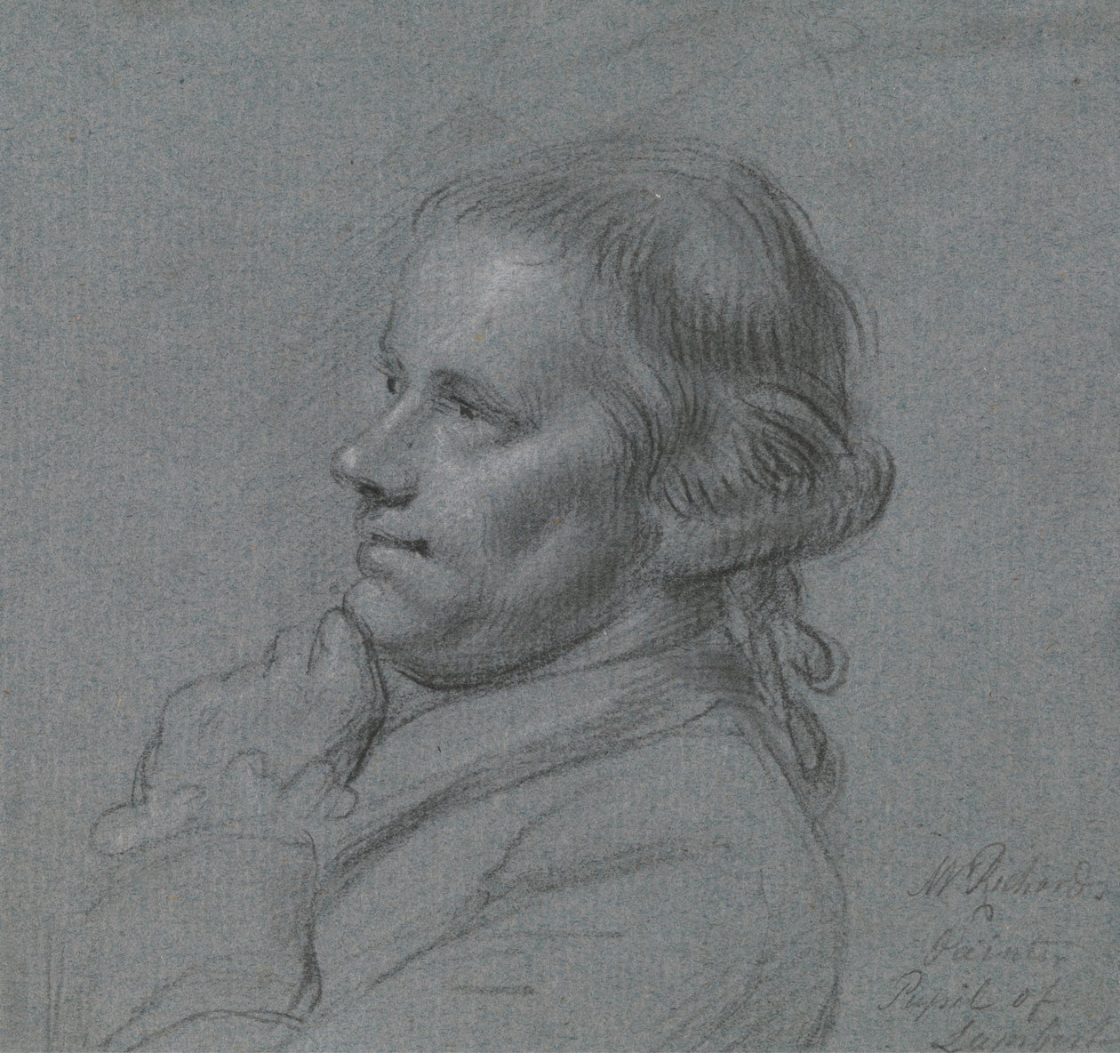 Portrétanulmány John Inigo Richardsról, R.A. alkotó: Charles Grignion
