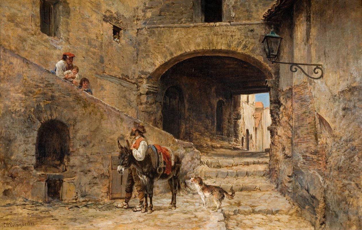 Anticoli Corrado a Sabine-hegységben, 1883 alkotó: Charles H. Poingdestre
