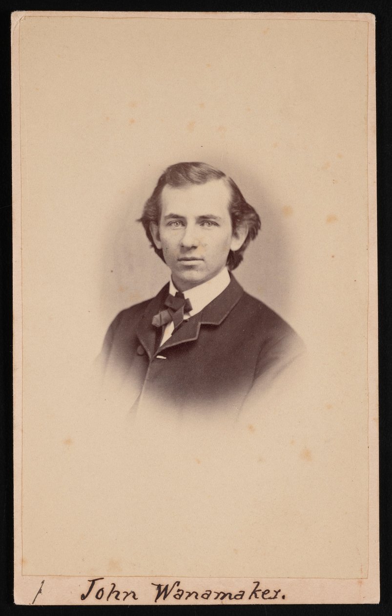John Wanamaker portréja 1838-1922, 1864-1866 között. alkotó: Charles H Spieler
