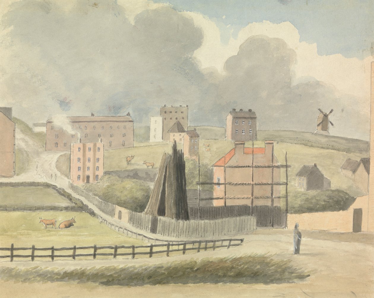 Farming Village alkotó: Charles Hamilton Smith