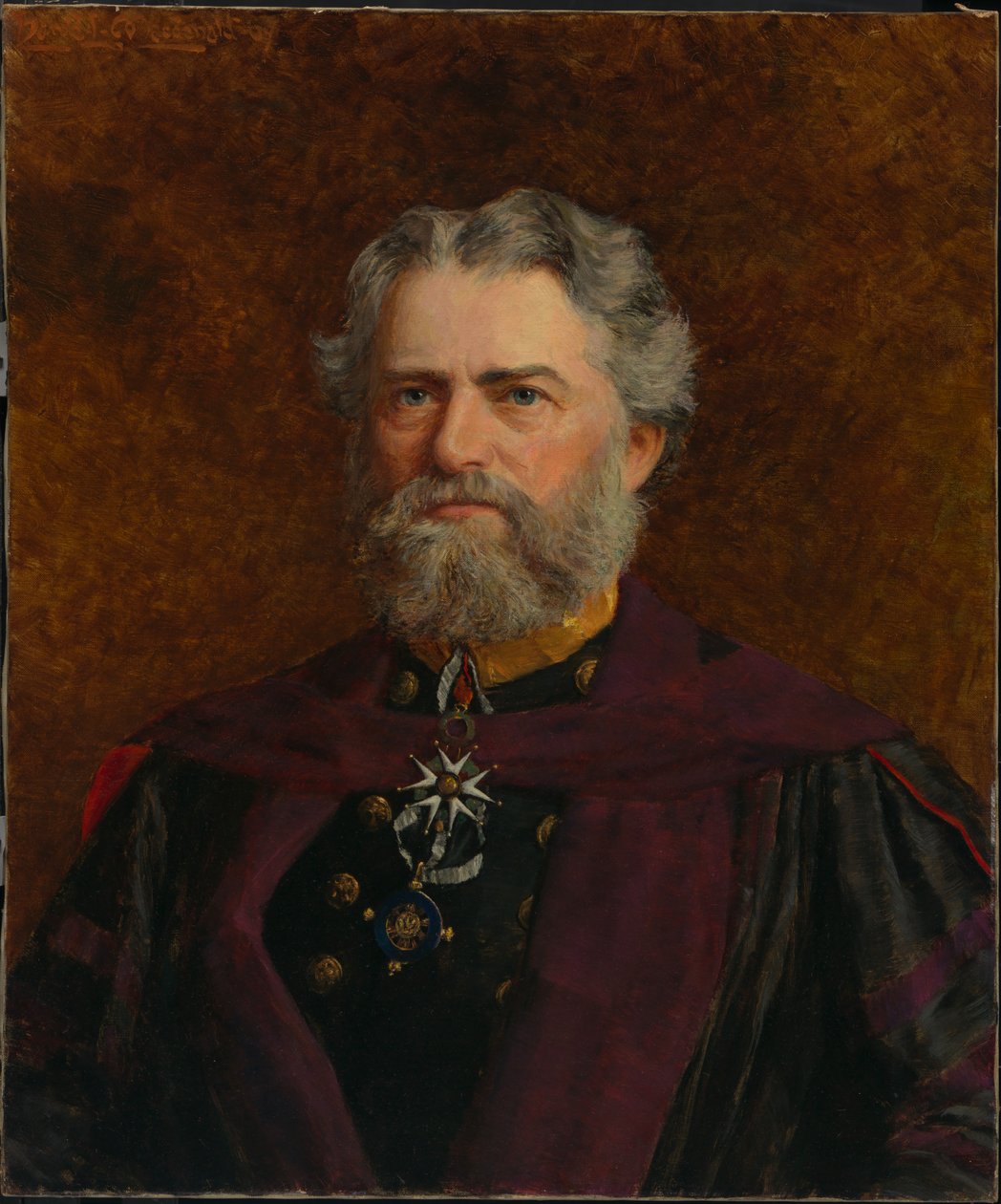 Simon Newcomb, 1909. alkotó: Charles Harold L. MacDonald