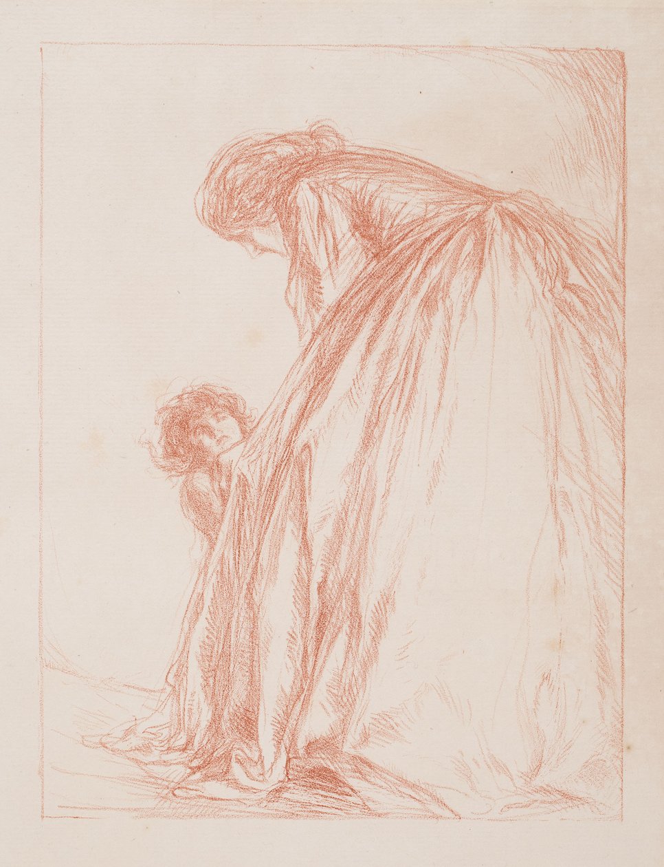 Anya és gyermek alkotó: Charles Haslewood Shannon
