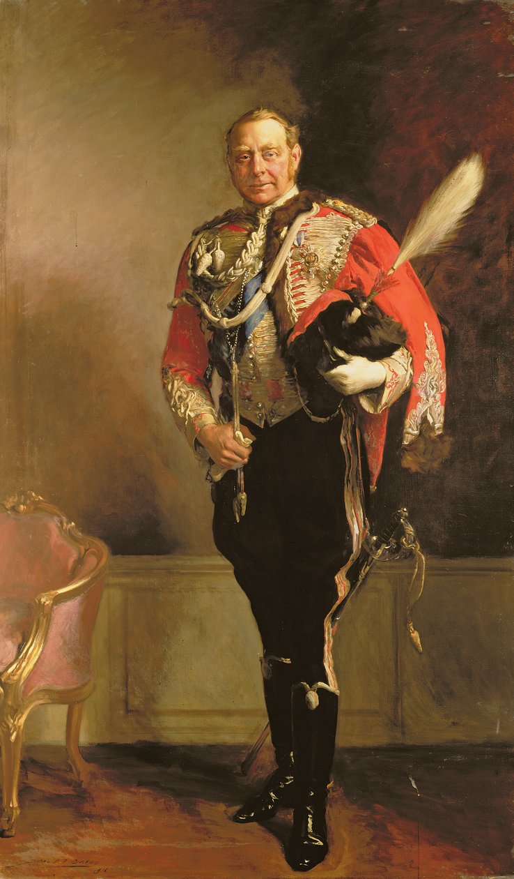 Hugh Cecil Lowther, Lonsdale 5. grófjának portréja, 1916 alkotó: Charles Haslewood Shannon