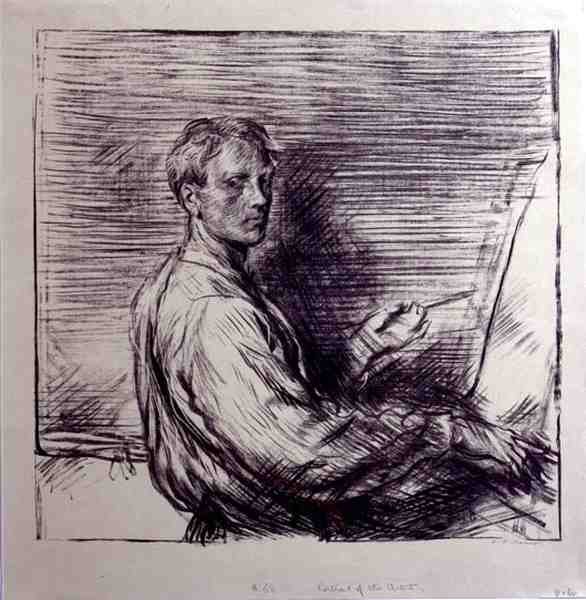 A művész portréja alkotó: Charles Haslewood Shannon