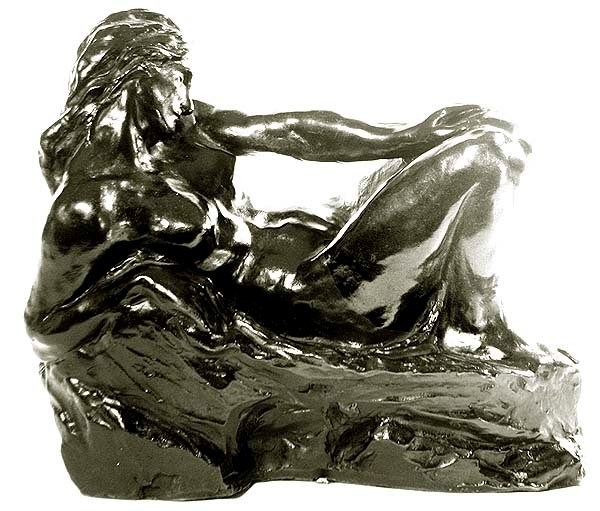 Pihenő (bronz) alkotó: Charles Haslewood Shannon