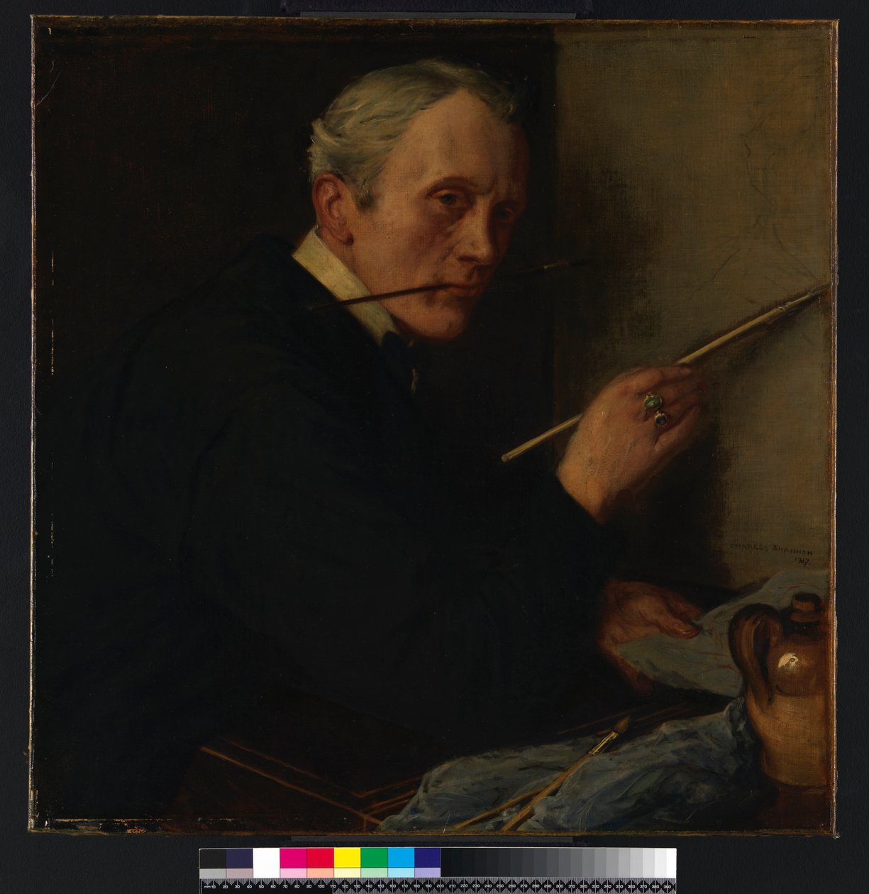 Önarckép, 1917 alkotó: Charles Haslewood Shannon