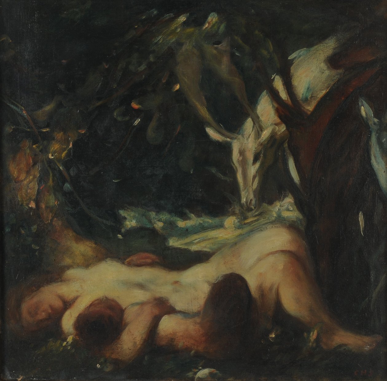 Study for The Sleeping Wood Nimph, 1903-06 alkotó: Charles Haslewood Shannon