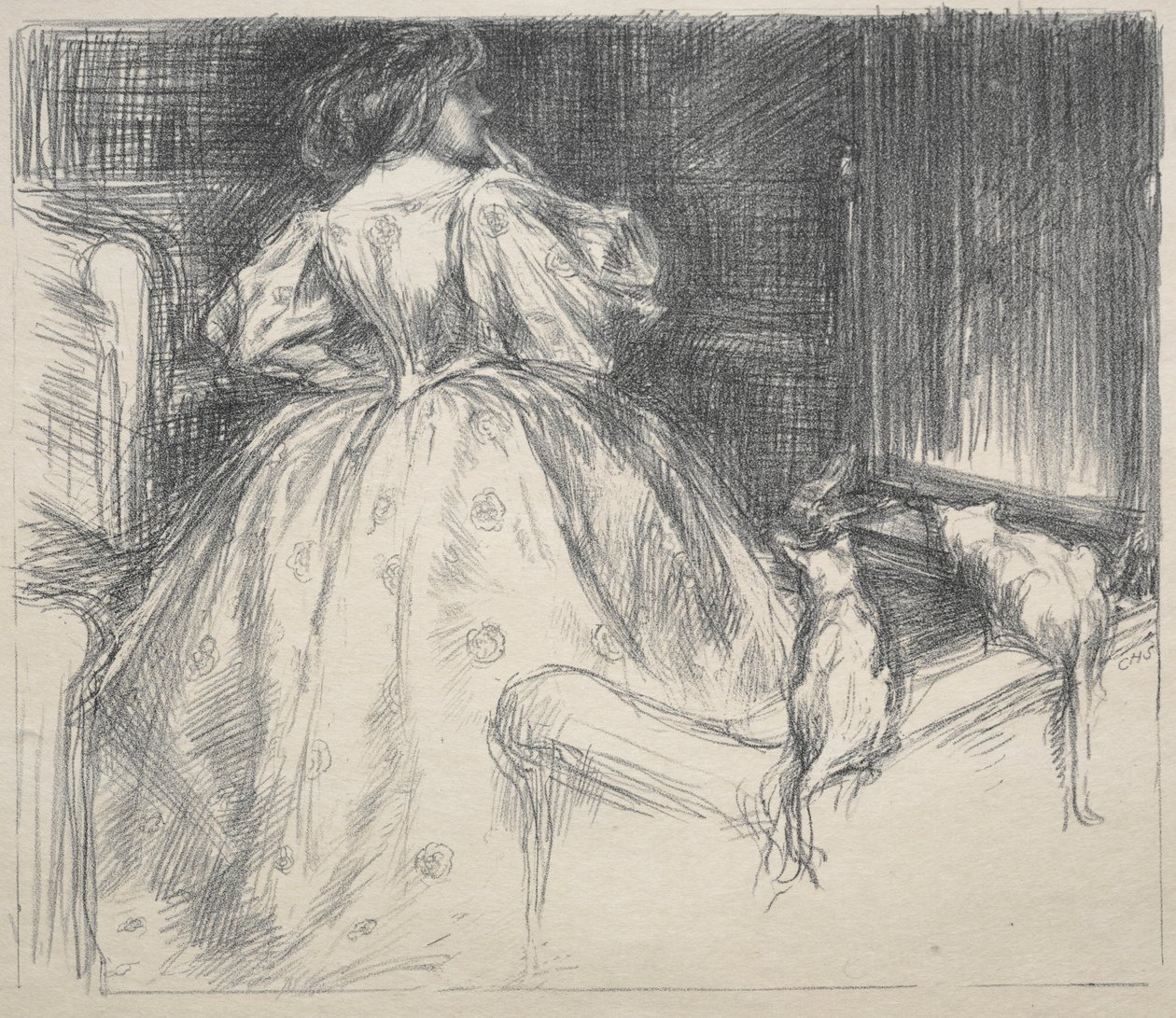 A fantasztikus ruha, 1890. alkotó: Charles Haslewood Shannon