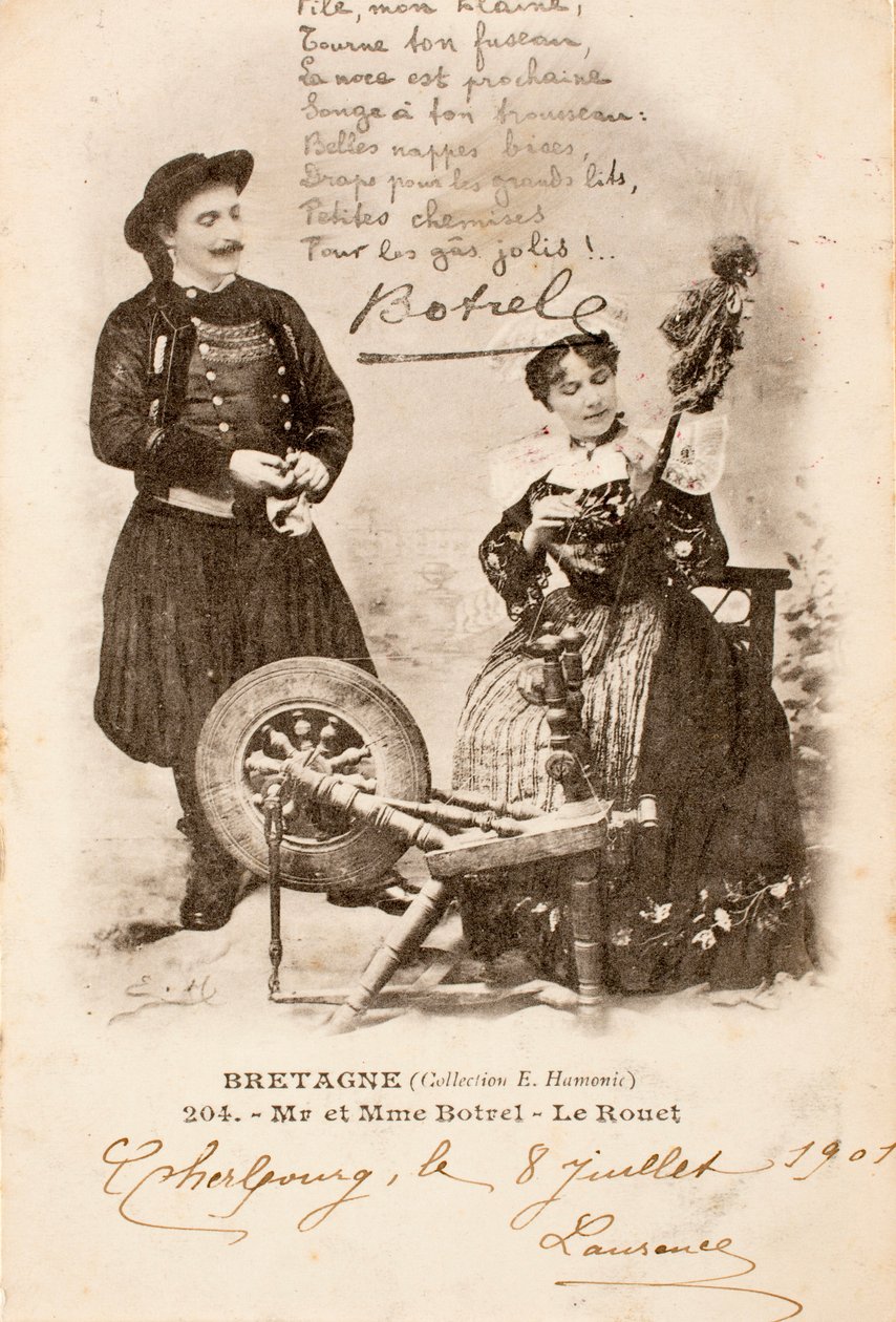 Régi képeslap / Le Rouet / Bretagne / Franciaország alkotó: Augustus Kollner