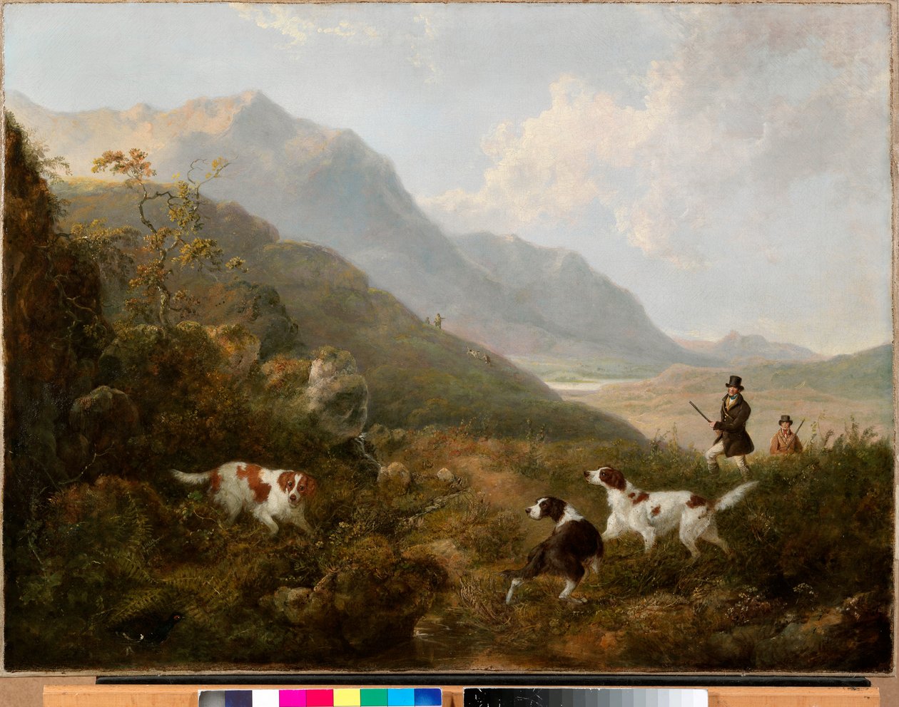 Grouse Shooting in the Highlands alkotó: Charles Henry Schwanfelder