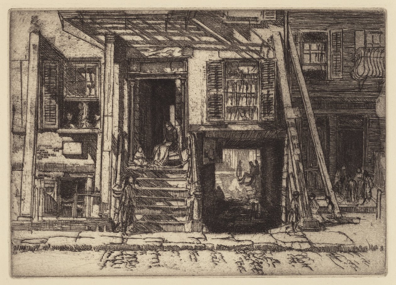 The Condemned Tenement, NY alkotó: Charles Henry White