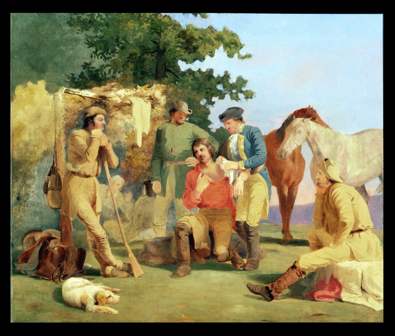Cserkészek a francia és az indiai háborúban alkotó: Charles Herbert Eastlake
