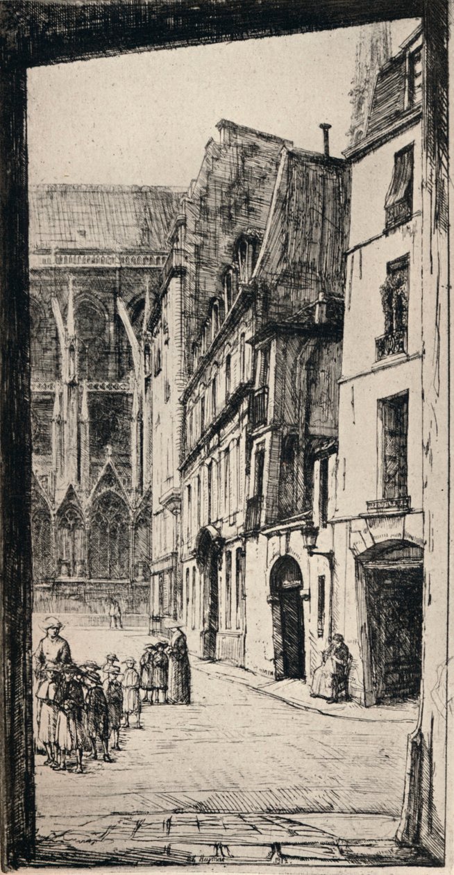 "Rue Massillon", 1915 alkotó: Charles Heyman