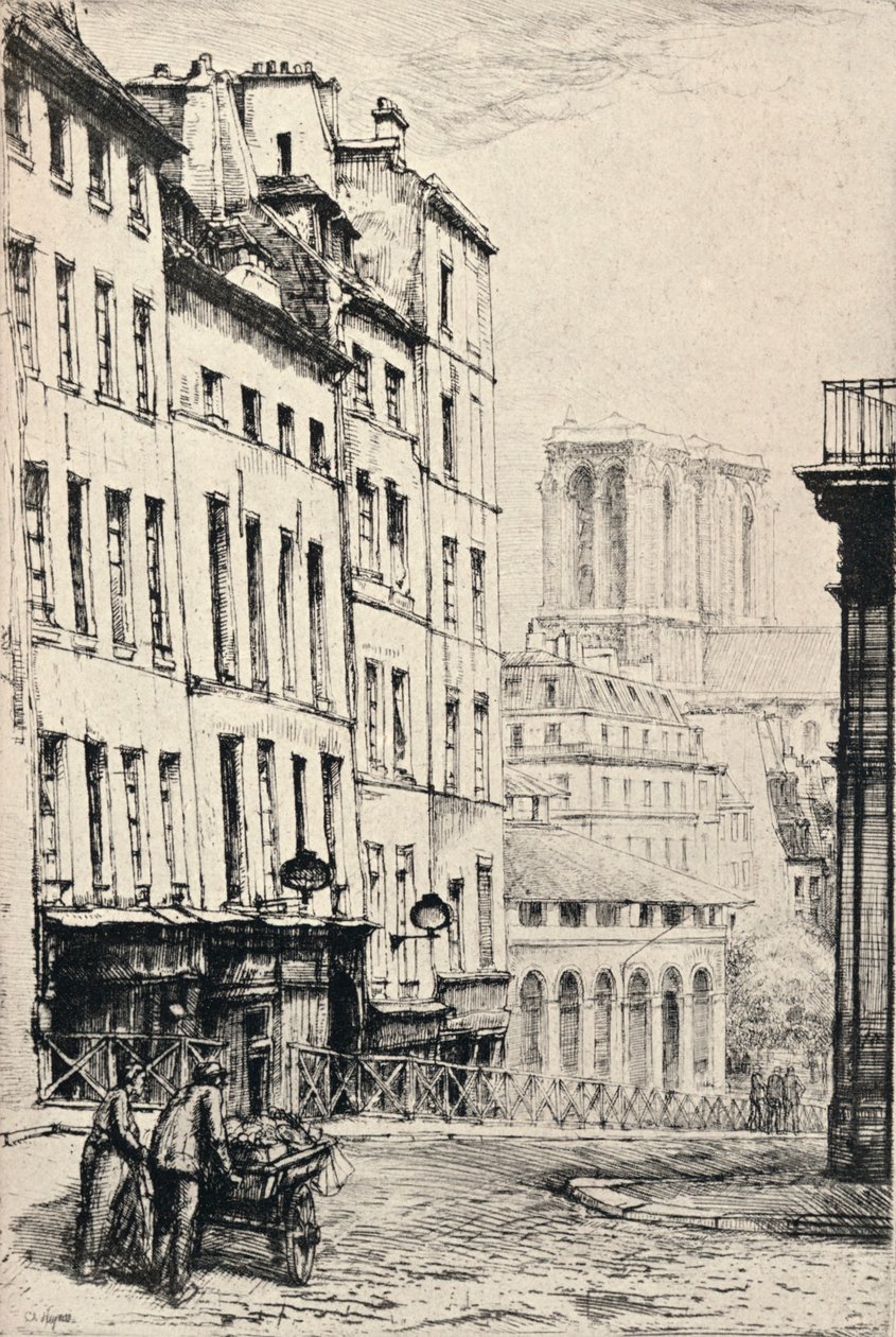 „Rue de la Montagne-Ste Genevieve”, 1915 alkotó: Charles Heyman