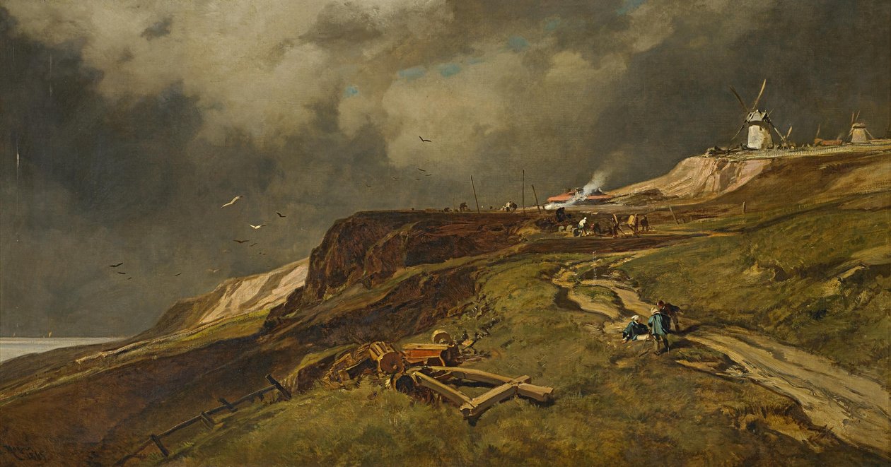 Normandia partjainál alkotó: Charles Hoguet