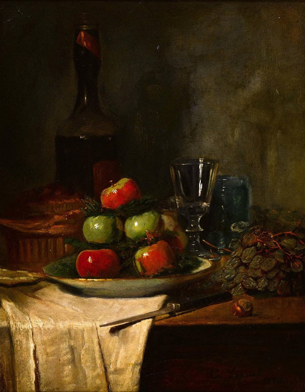 Asztali csendélet alkotó: Charles Hoguet