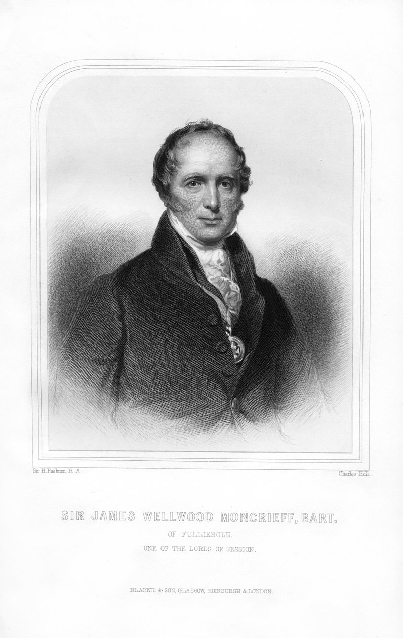 Sir James Wellwood Moncrieff, kiváló skót bíró, 1870. alkotó: Charles Holl