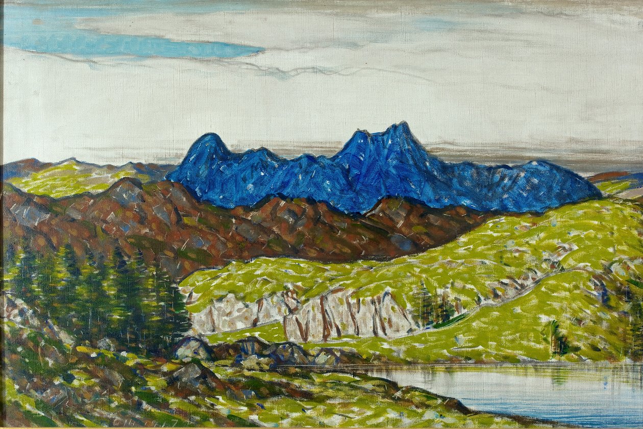 Langdale Pikes, 1917 alkotó: Charles John Holmes