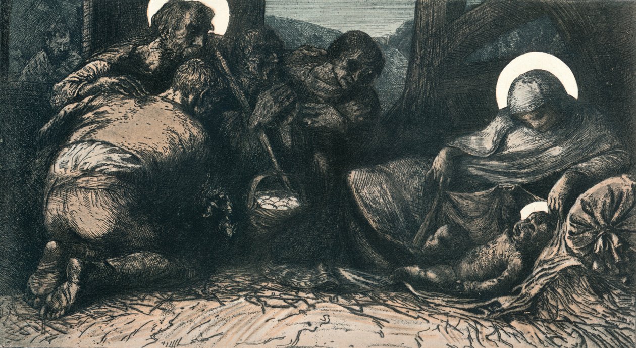 A születés, c1900 1903-1904 alkotó: Charles Holroyd