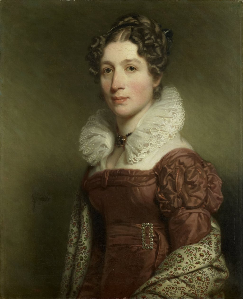 Jacoba Vetter (1796-1830), Pieter Meijer Warnars felesége, amszterdami könyvkereskedő alkotó: Charles Howard Hodges