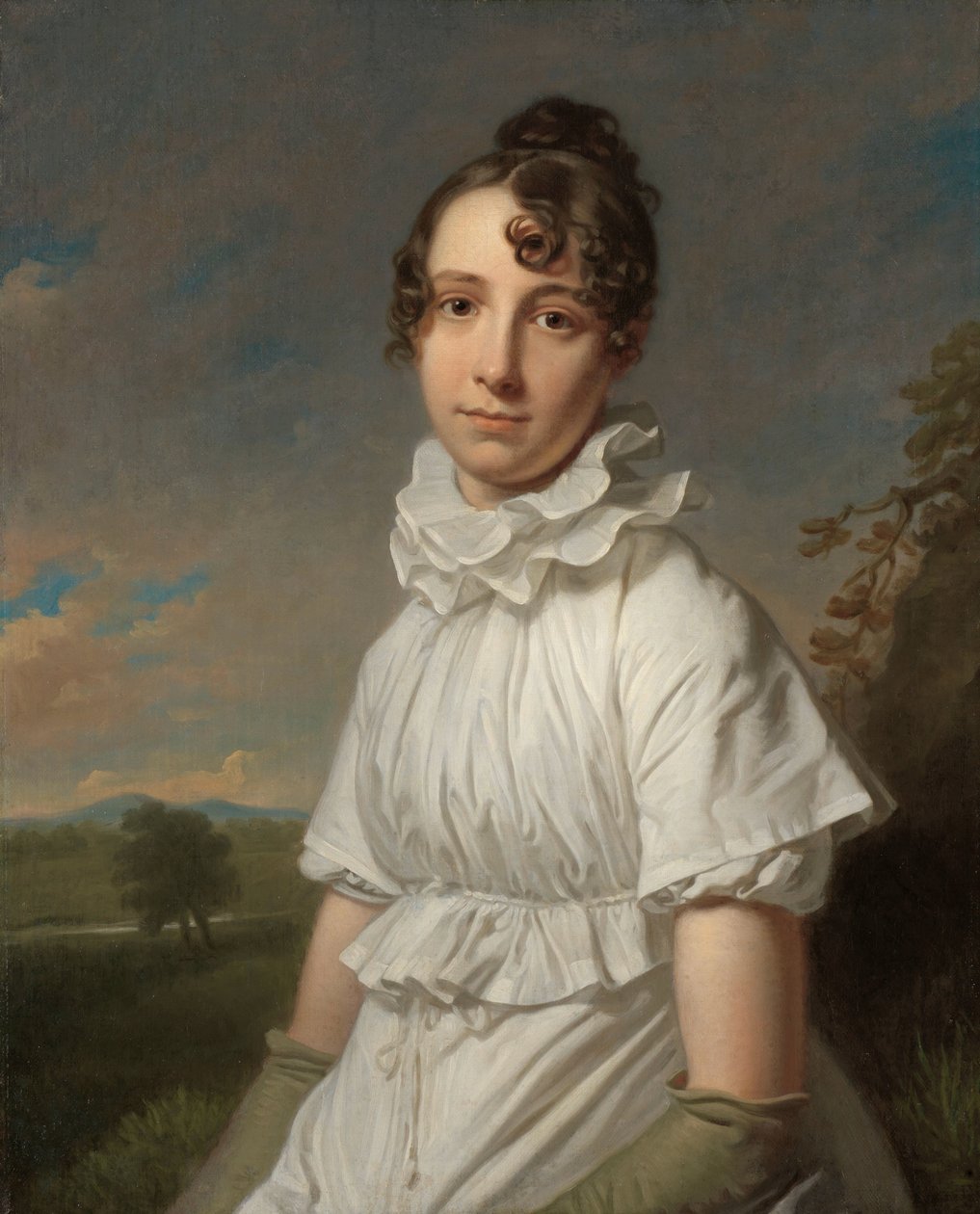 Emma Jane Hodges portréja Emma Jane Hodges (1789-1868), A művész lánya alkotó: Charles Howard Hodges