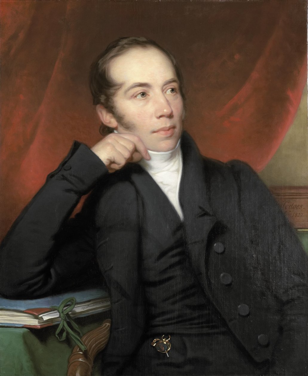 Pieter Ernst Hendrik Praetorius bróker, rajzoló és festő portréja. A Rijksmuseum igazgatótanácsának elnöke 1852-74 alkotó: Charles Howard Hodges