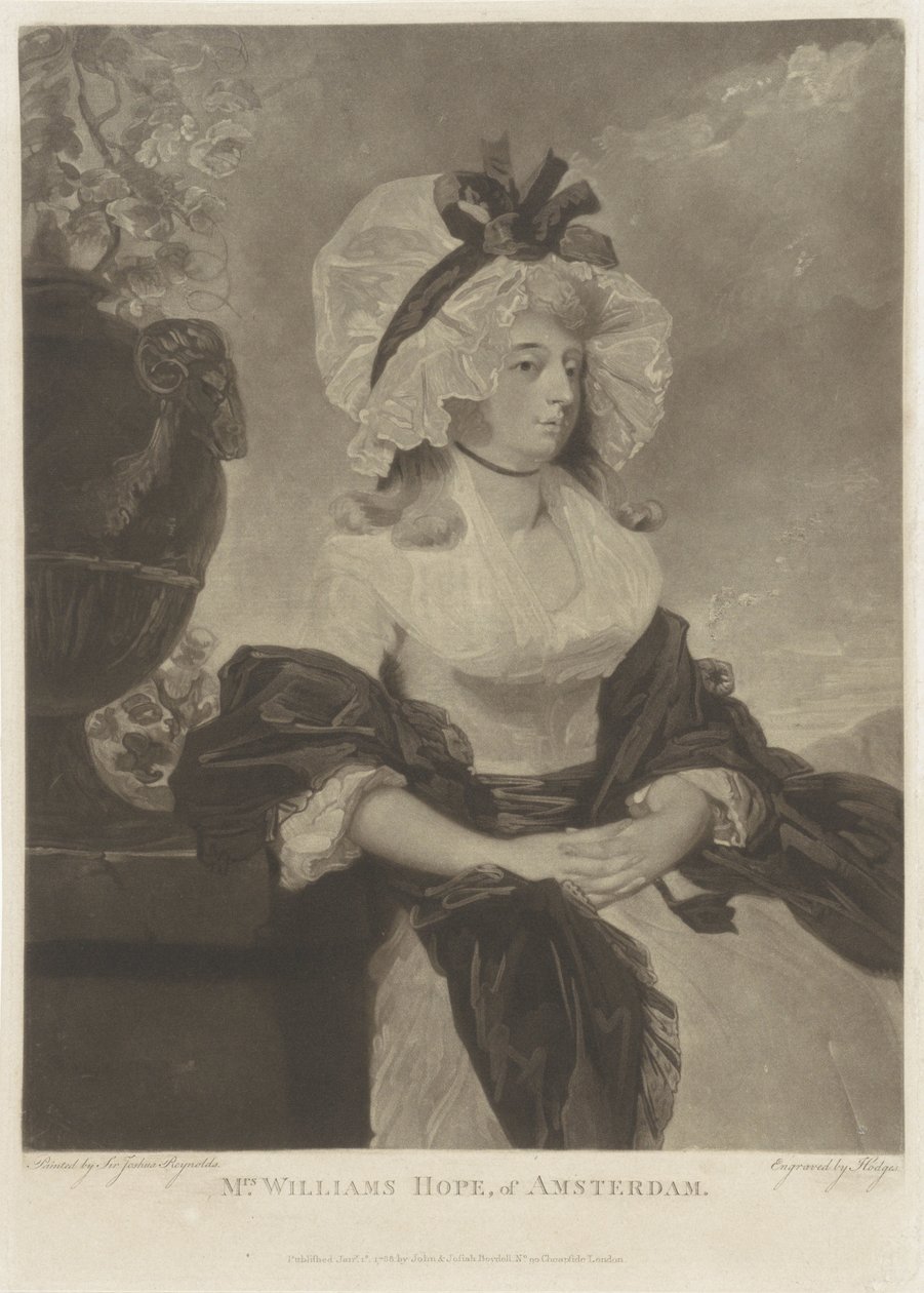 Anne Goddard-Williams Hope portréja alkotó: Charles Howard Hodges