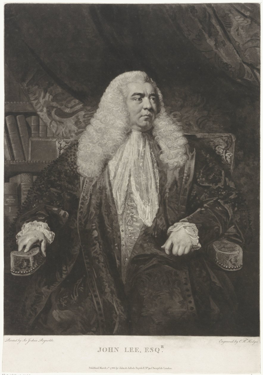 John Lee portréja alkotó: Charles Howard Hodges