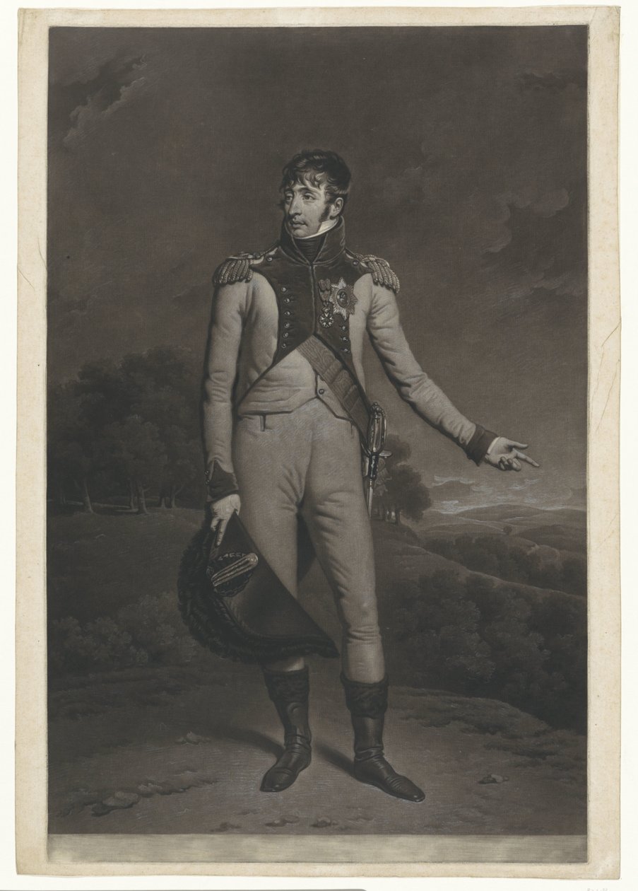 Lodewijk Napóleon, Hollandia királyának portréja alkotó: Charles Howard Hodges