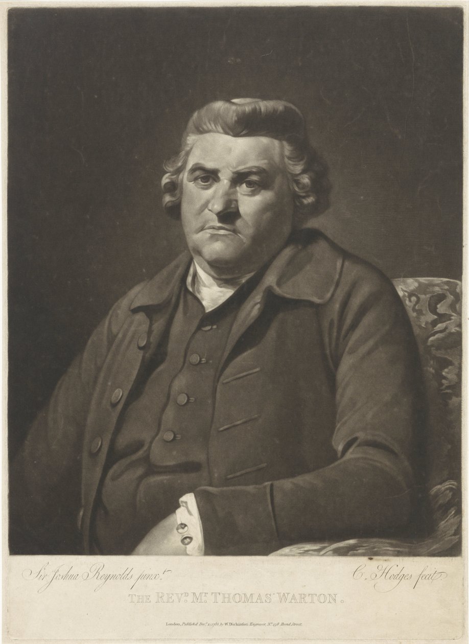 Thomas Warton portréja alkotó: Charles Howard Hodges