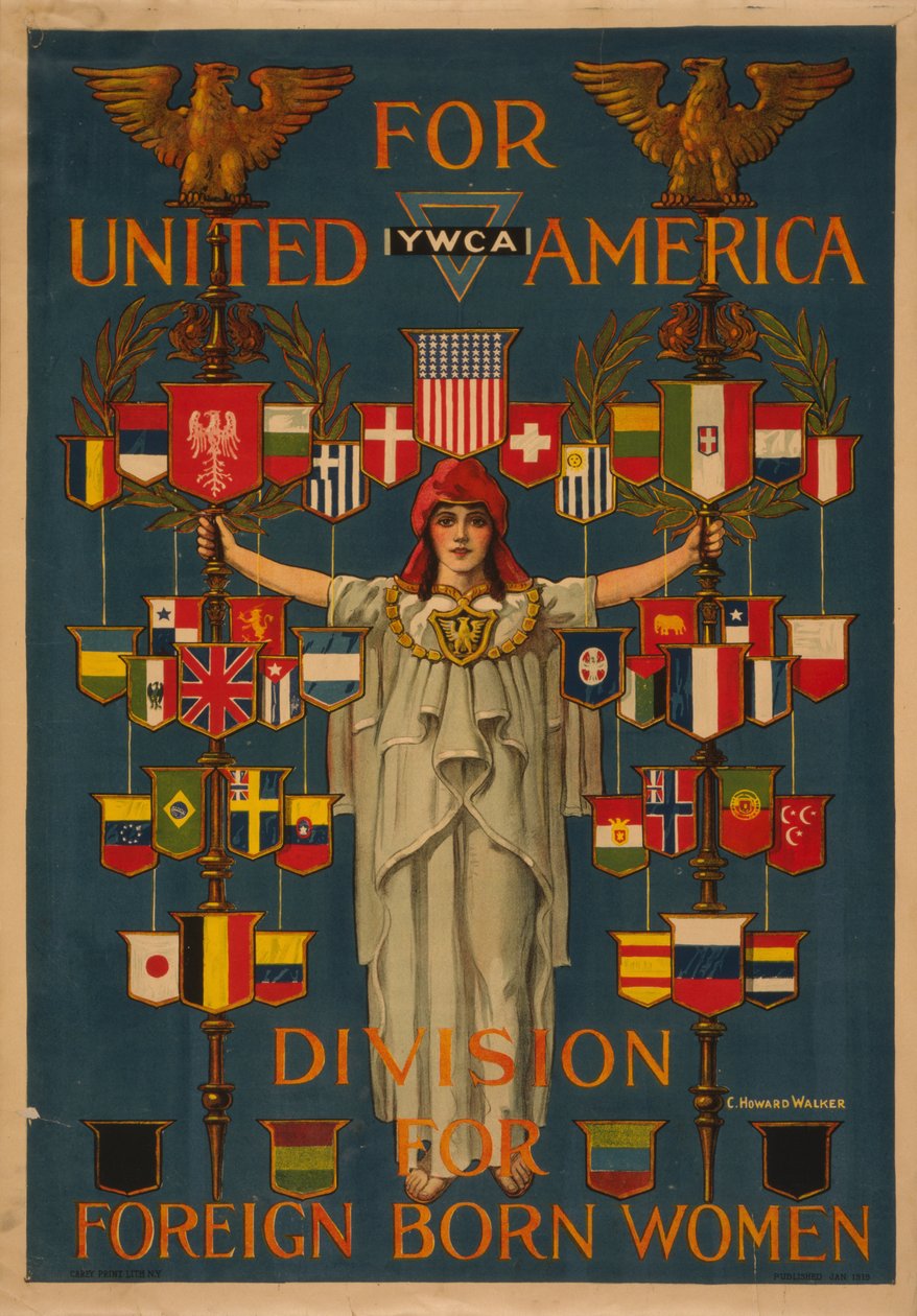 Az Egyesült-Amerikában a YWCA divízió a külföldi születésű nők számára alkotó: Charles Howard Walker