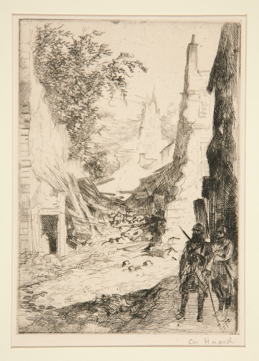 Kilátás a St. Jean des Vignes-re alkotó: Charles Huard