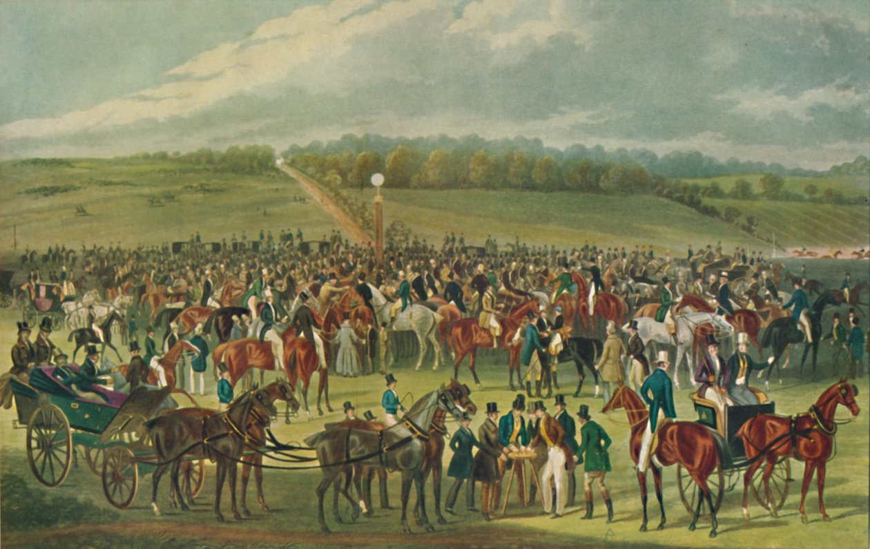 Epsom Races – The Betting Post, 1836, 1929 alkotó: Charles Hunt