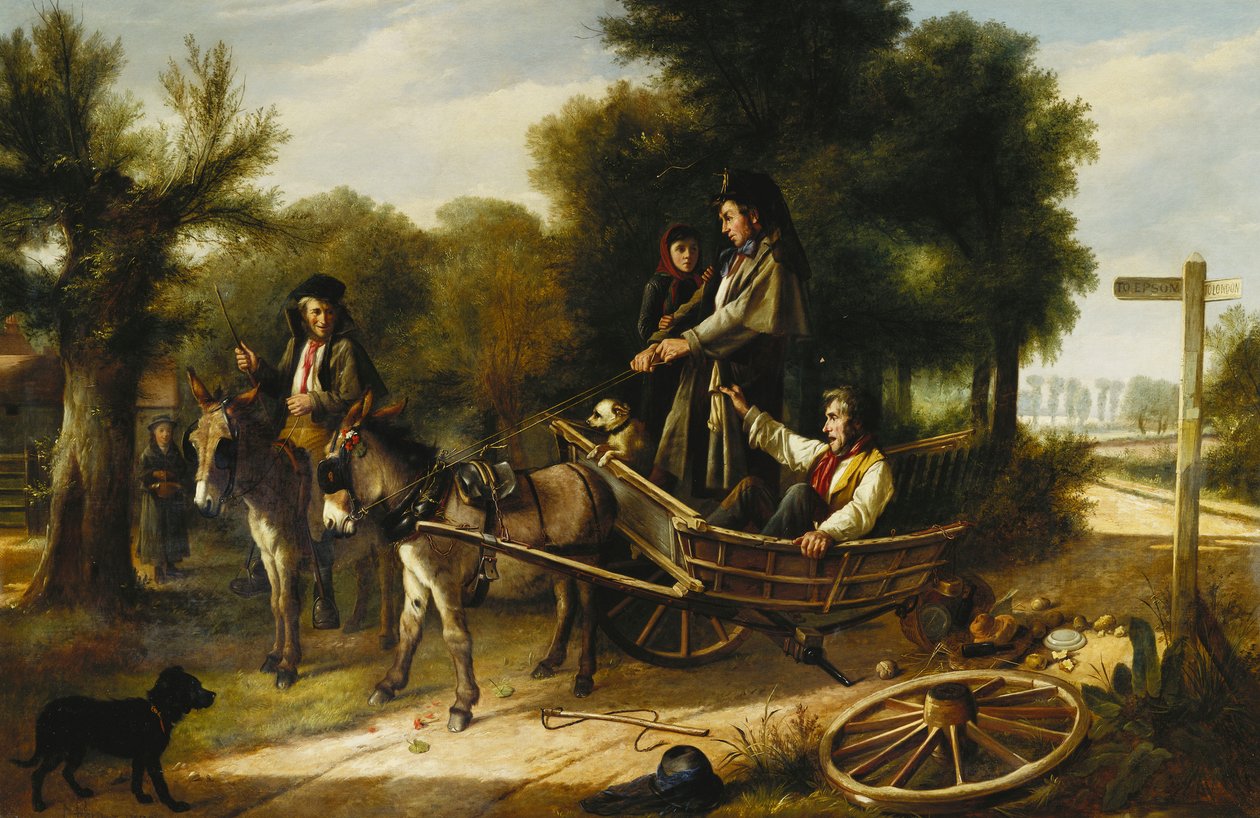 Baleset az útkereszteződésben, 1880 alkotó: Charles Hunt