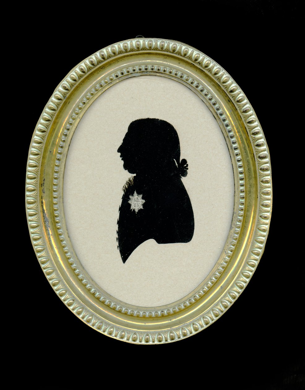 III. György sziluettje (1738-1820), 1796-98 körül alkotó: Charles I Rosenberg