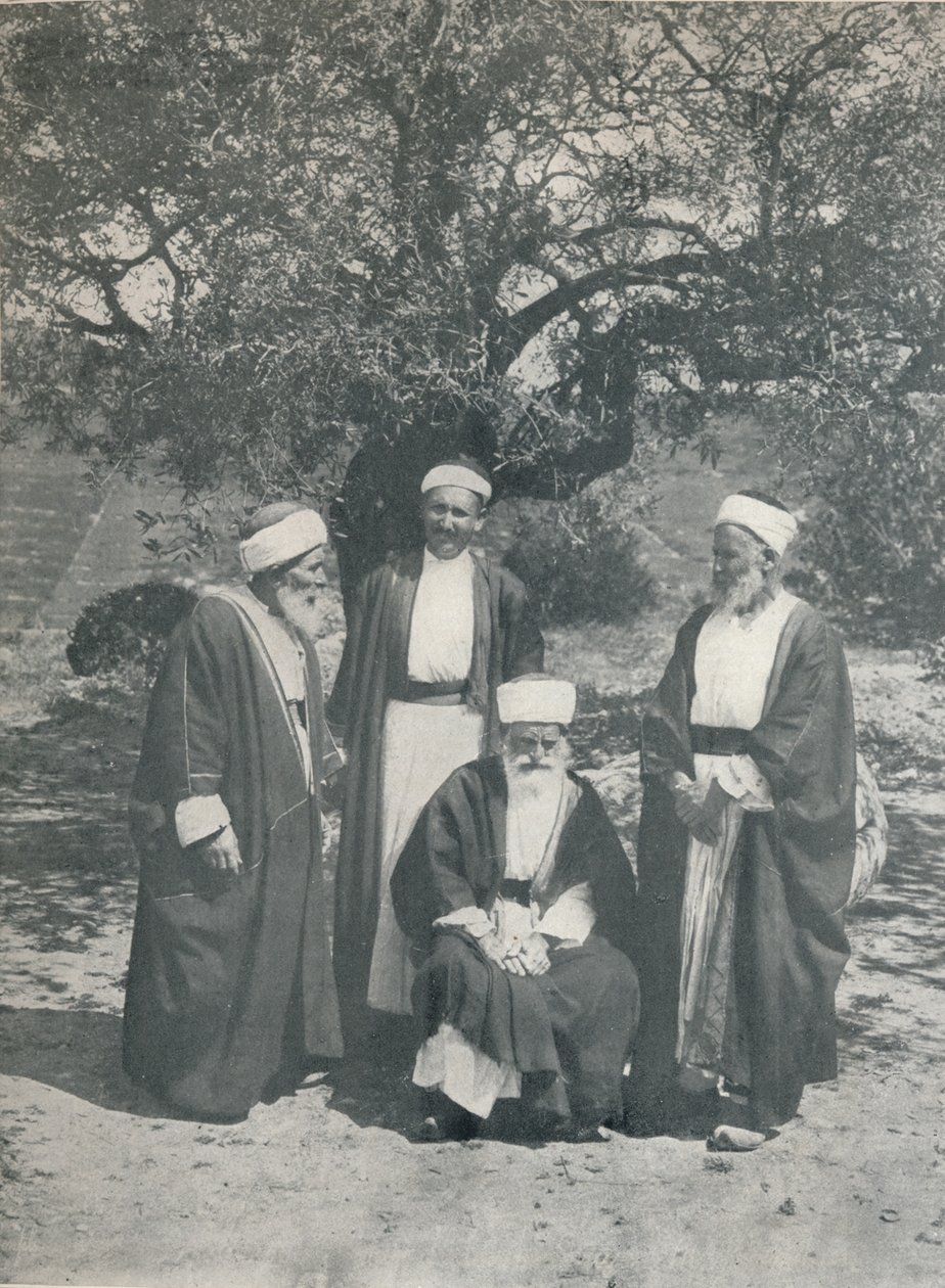 Druse Chiefs, c1913 alkotó: Charles J. S. Makin