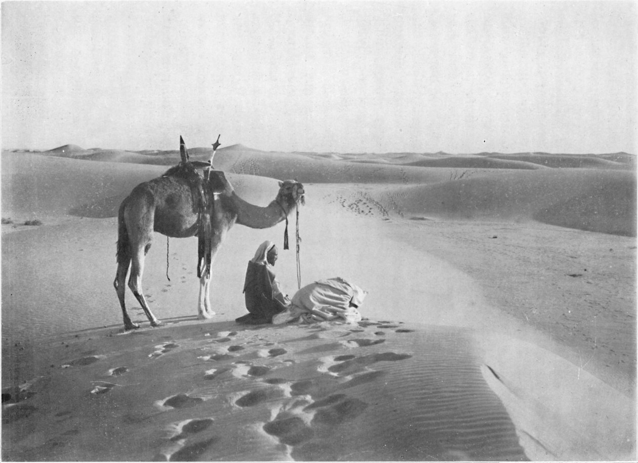 A naplemente ima a sivatagban, 1913 alkotó: Charles J. S. Makin