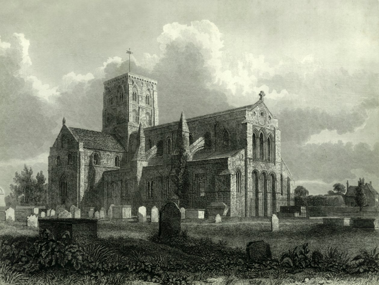 New Shoreham Church, 1835. alkotó: Charles J. Smith
