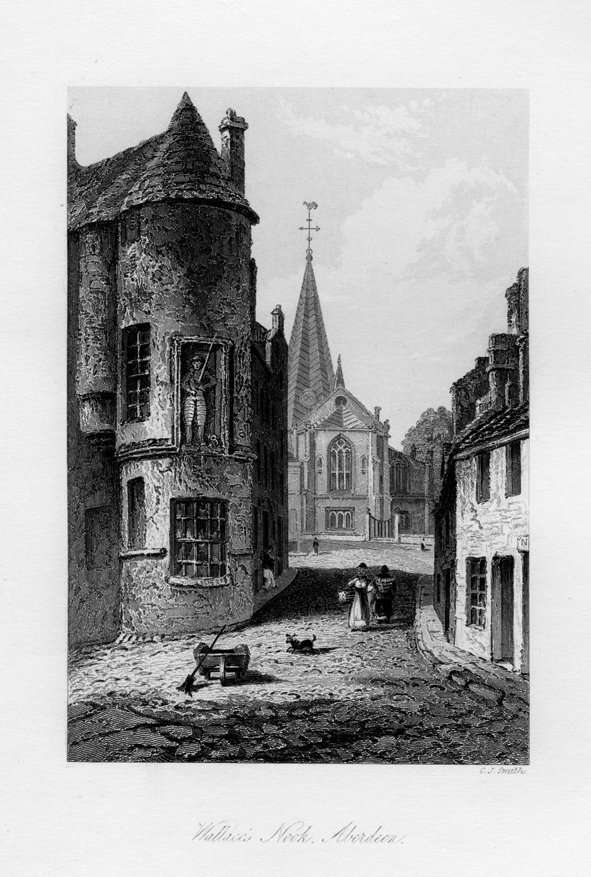 Wallaces Nook, Aberdeen, 1840 alkotó: Charles J. Smith