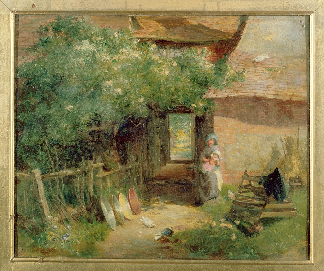 Egy házikó kert alkotó: Charles James Lewis