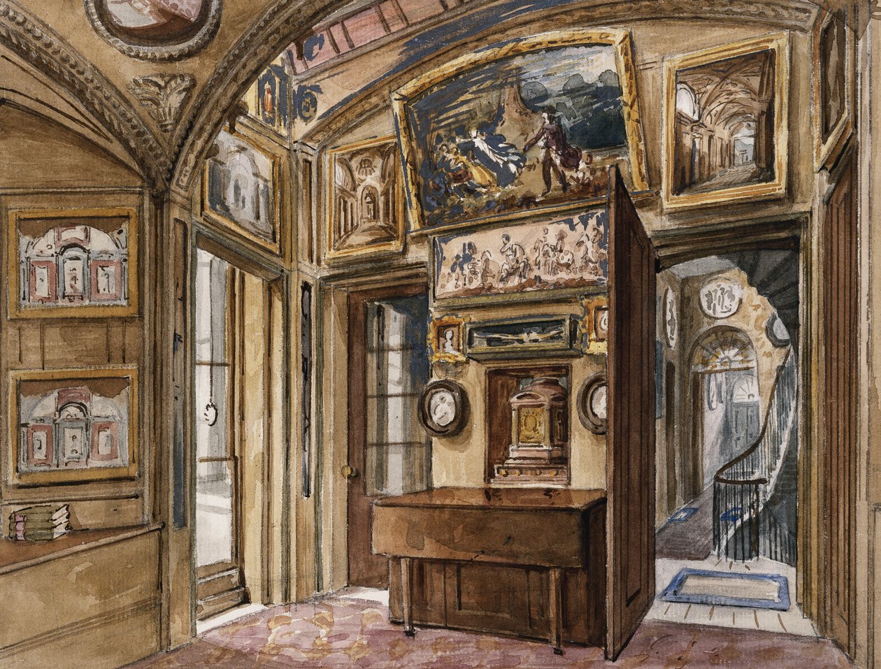 A reggelizőterem a Sir John Soane Múzeumban, a Lincoln