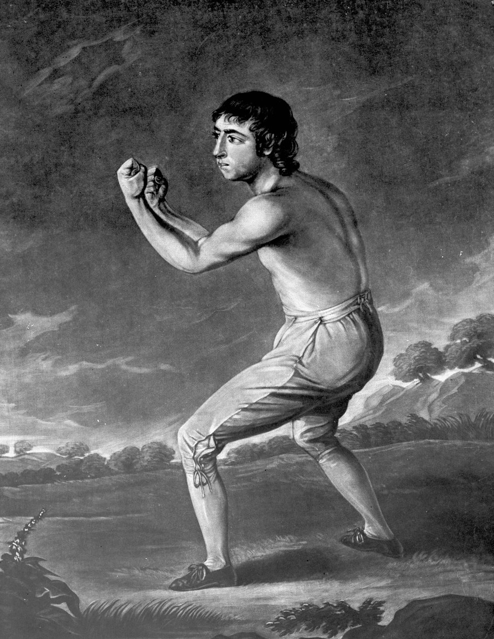 Daniel Mendoza, Henry Kinsbury metszet, 1789 alkotó: Charles Jean Robineau