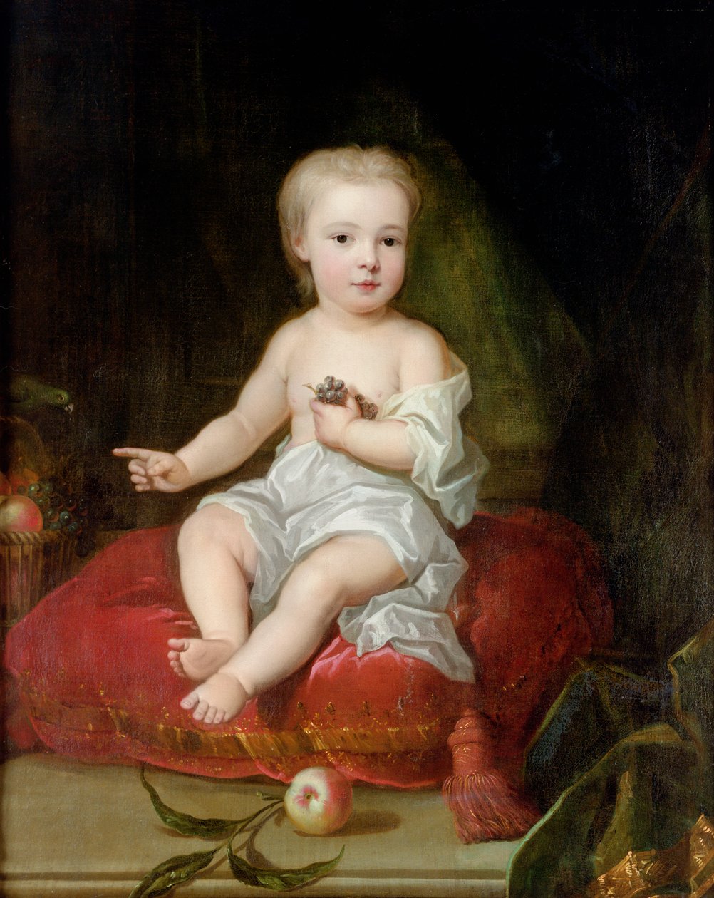 Holles St. John (1710-38), Henrik legfiatalabb fia, Szent János 1. vikomt gyermekkori portréja, 1711 körül alkotó: Charles Jervas