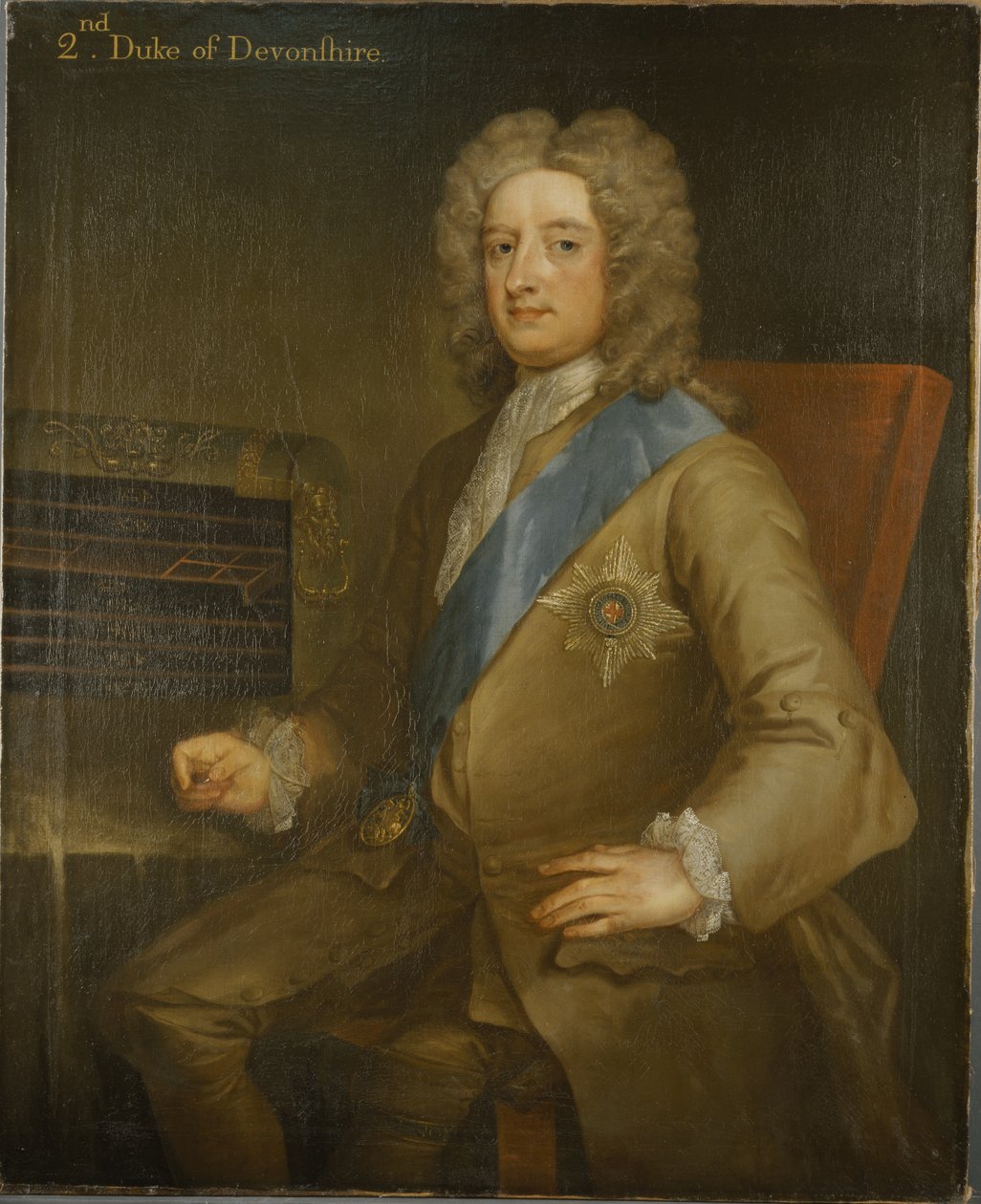 William Cavendish, Devonshire 2. hercegének portréja (olaj, vászon) alkotó: Charles Jervas