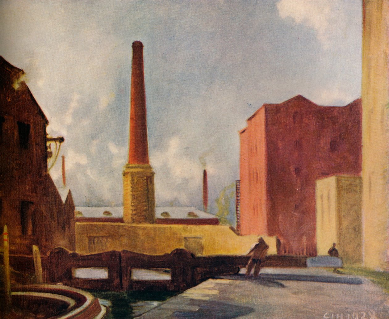 Lock Gates, Blackburn, 1928 1931 alkotó: Charles John Holmes