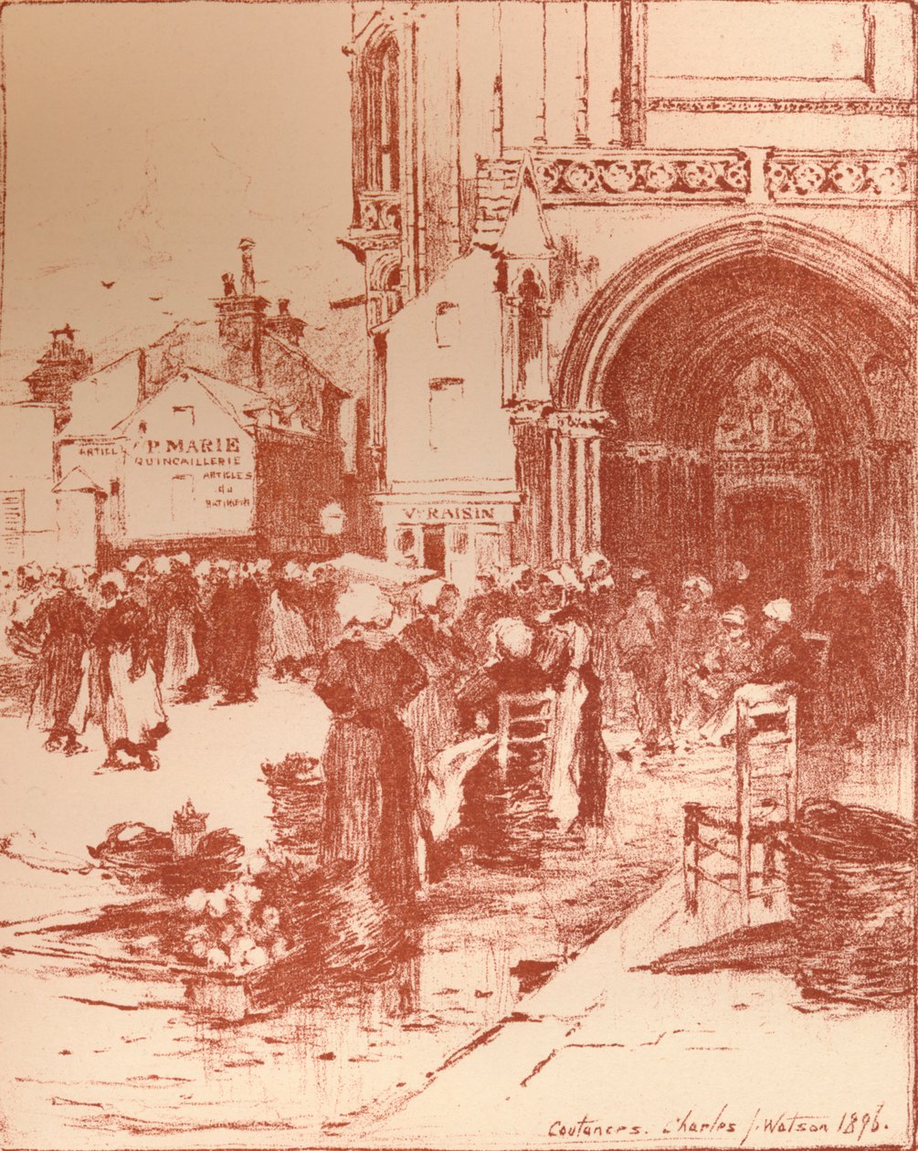 „Coutances”, 1896, 1897 alkotó: Charles John Watson